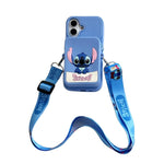 Stitch Lotso Bear Coin Purse Card Case Soft Silicone Wallet Cover With Holder Lanyard - AKM CASE｜iPhone Case & Accesories Worldwide
