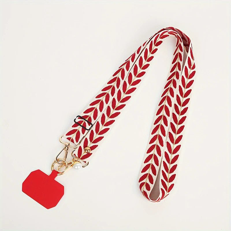 Universal Adjustable Mobile Phone Lanyard Crossbody Single Shoulder Neck Strap Pearl Pendant Hanging Anti Loss Rope - AKM CASE｜iPhone Case & Accesories Worldwide