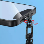 Upgrated 360 Rotatable Steel Phone Tether Tab Metal Patch Gasket Cellphone Lanyard Safety Connecter Piece New - AKM CASE｜iPhone Case & Accesories Worldwide