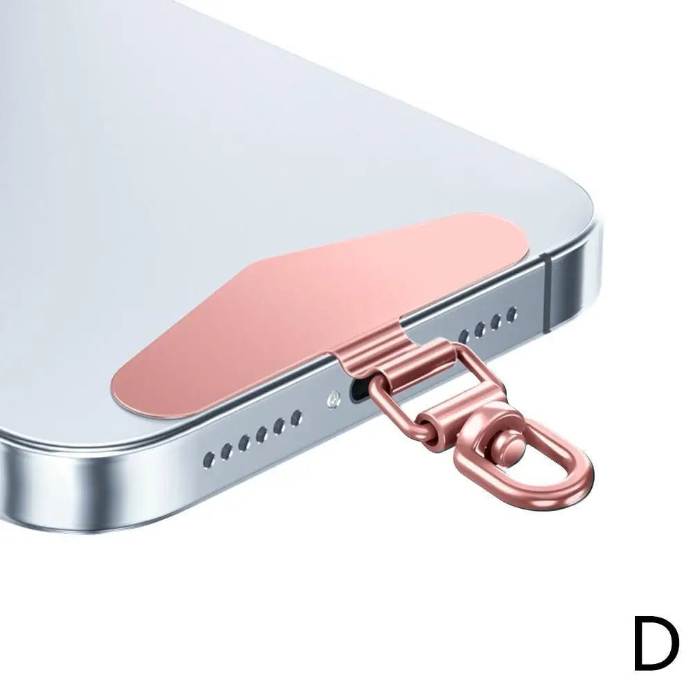Upgrated 360 Rotatable Steel Phone Tether Tab Metal Patch Gasket Cellphone Lanyard Safety Connecter Piece New - AKM CASE｜iPhone Case & Accesories Worldwide