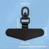 Upgrated 360 Rotatable Steel Phone Tether Tab Metal Patch Gasket Cellphone Lanyard Safety Connecter Piece New - AKM CASE｜iPhone Case & Accesories Worldwide