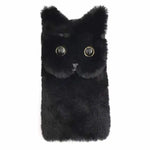 Winter Warm Plush Cat Fur Phone Case for iPhone 15/14/13/12/11 - AKM CASE｜iPhone Case & Accesories Worldwide